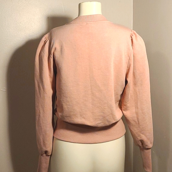 H&M sweater size small in Blush with puffy sleeves - Picture 8 of 10